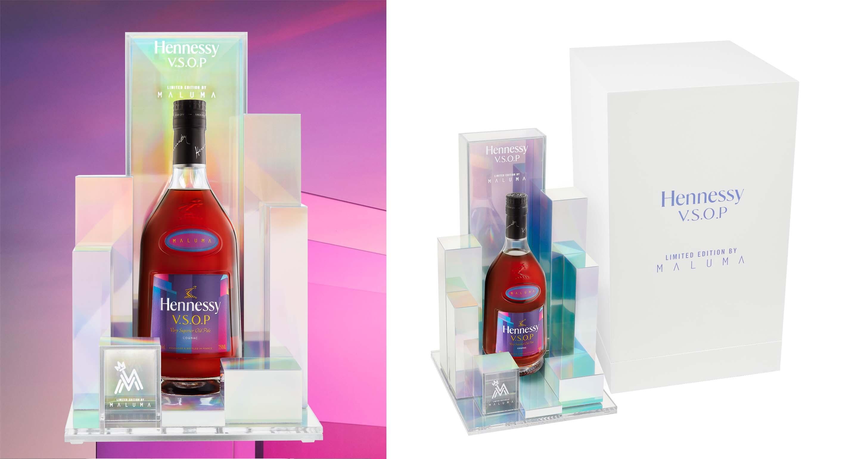 Hennessy V.S.O.P limited edition by Maluma, with limited realease display