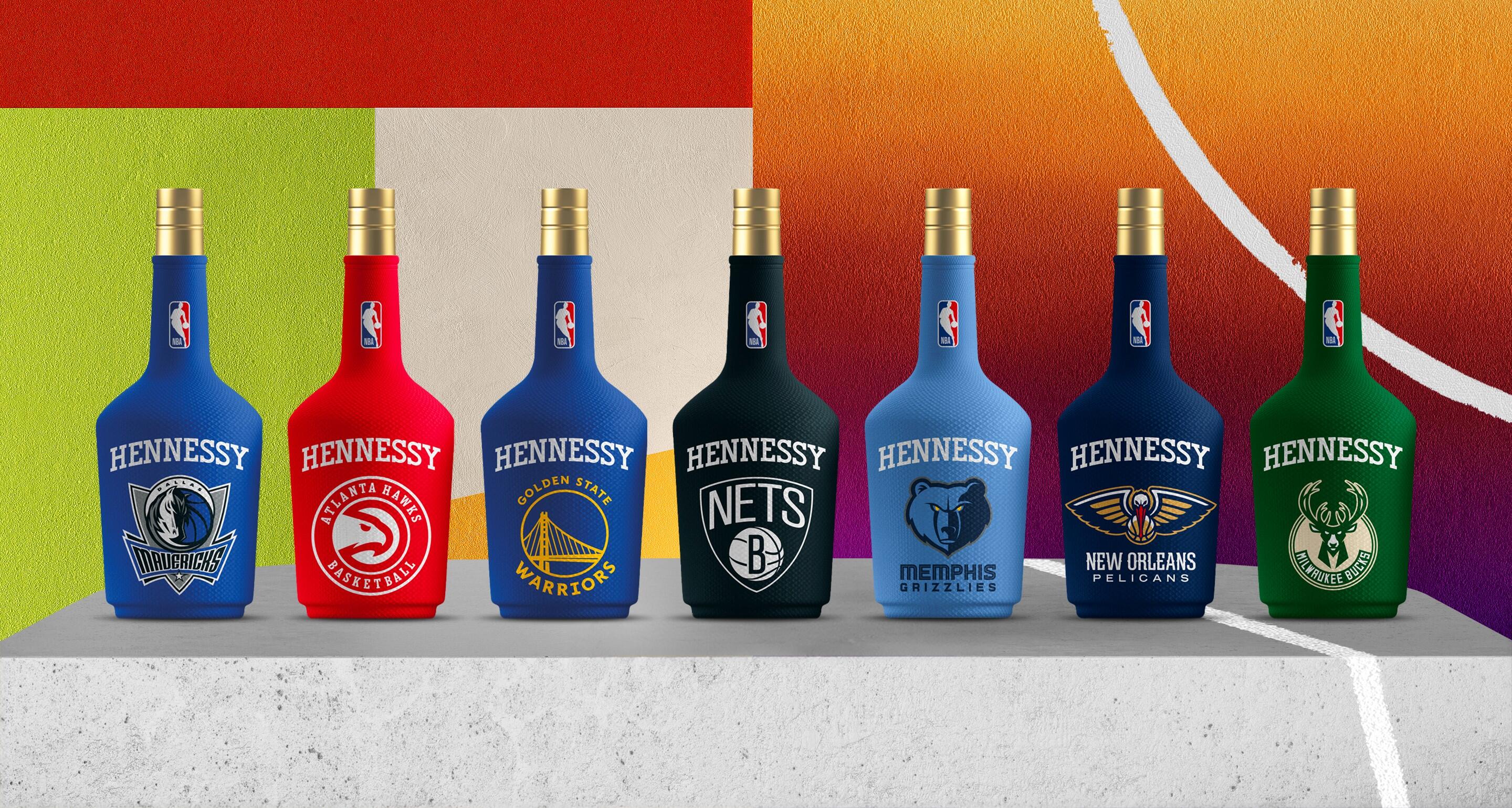 Hennessy NBA Teams Bottle Sleeves