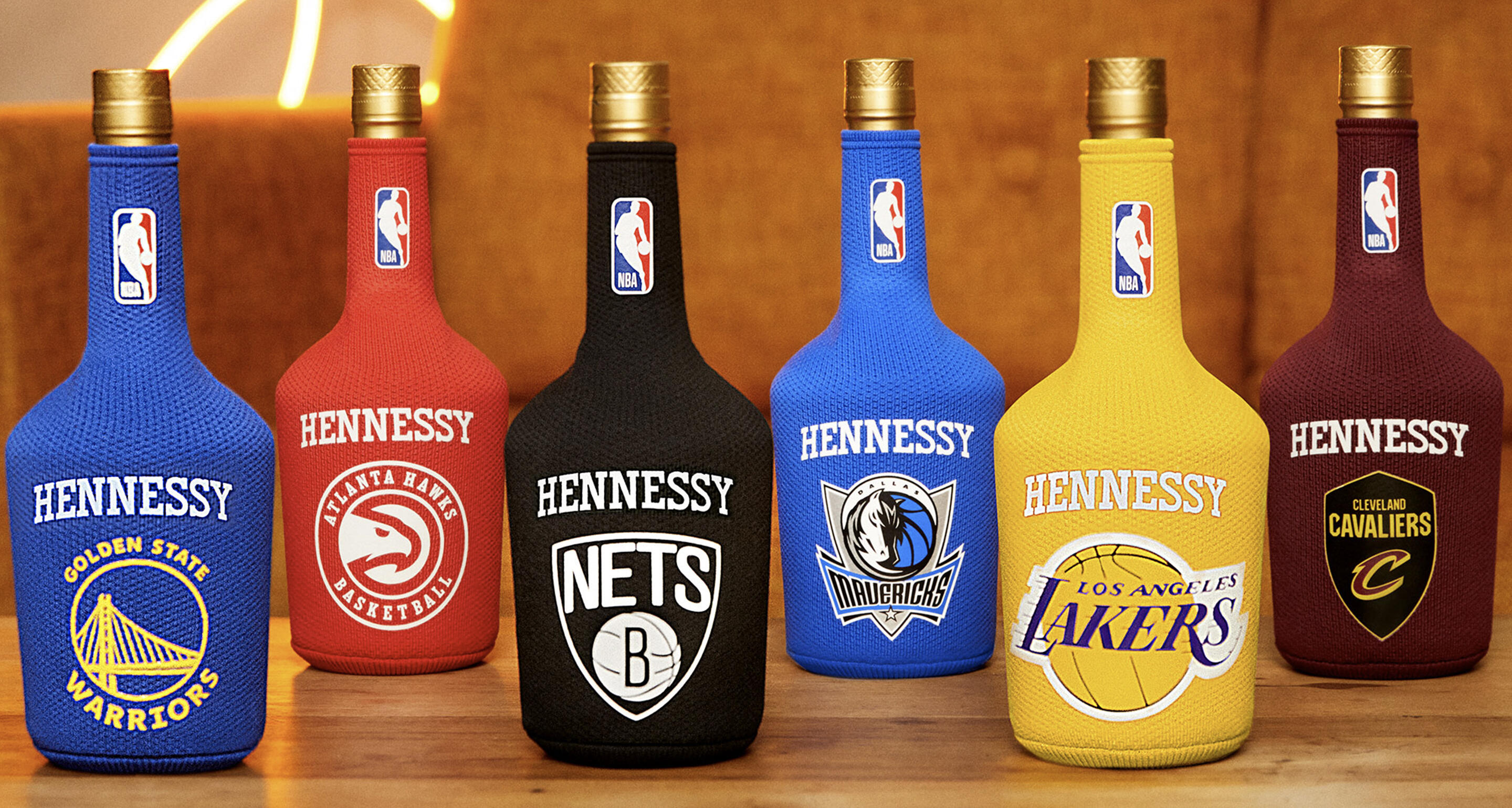 Hennessy NBA Teams Bottle Sleeves