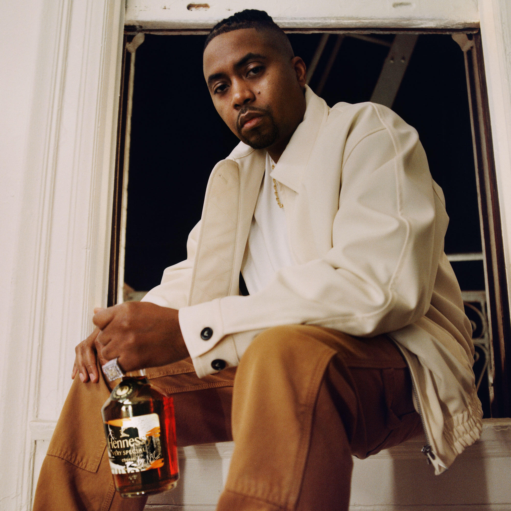 Nas and Hennessy VS limited edition bottle