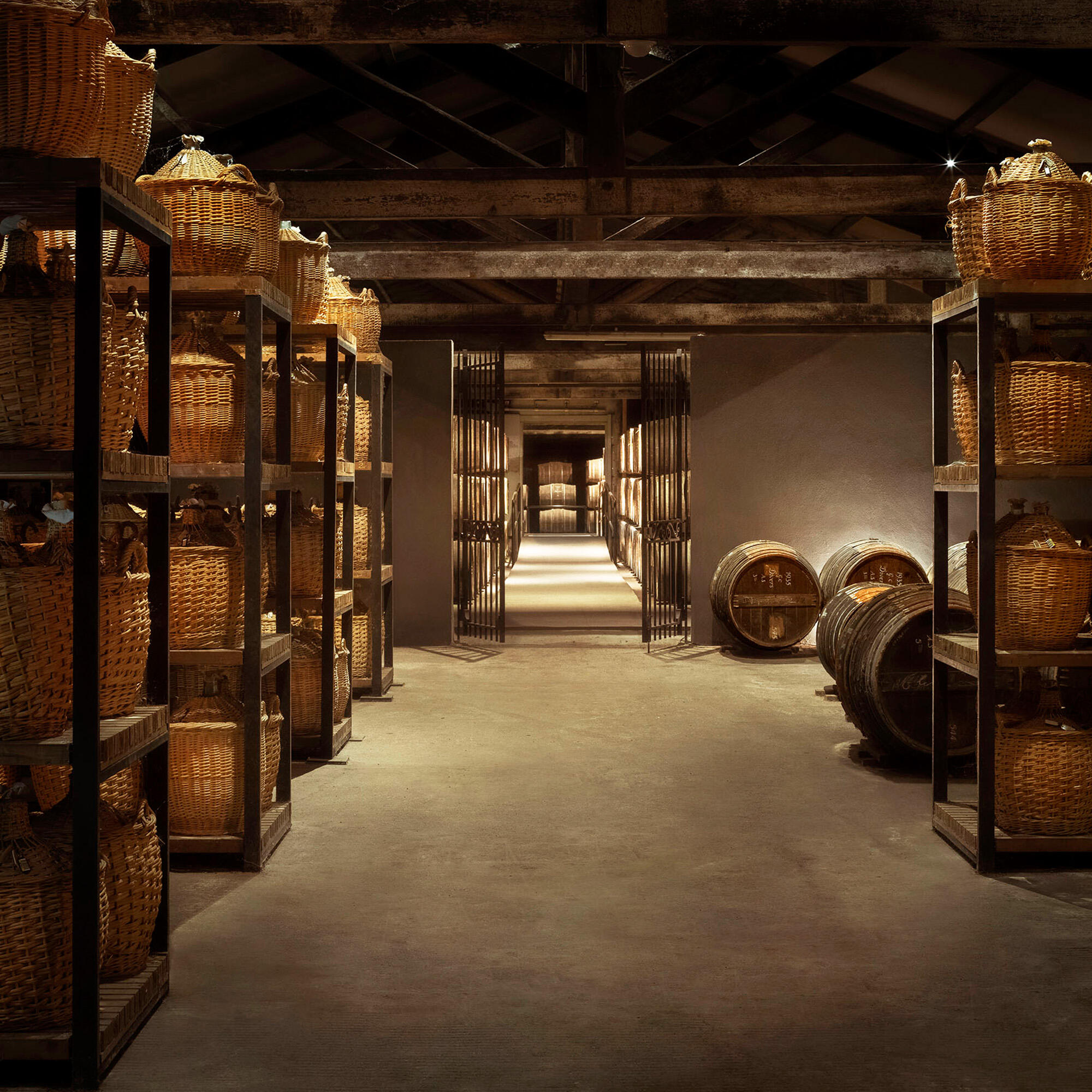 The prestigious Paradis Cellar, a repository for somes of Hennessy's oldest eaux-de-vie